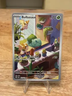 Pokemon TCG: Bulbasaur 143/142 - SV: Stellar Crown - Illustration Rare - Image 2