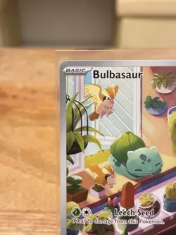 Pokemon TCG: Bulbasaur 143/142 - SV: Stellar Crown - Illustration Rare - Image 3