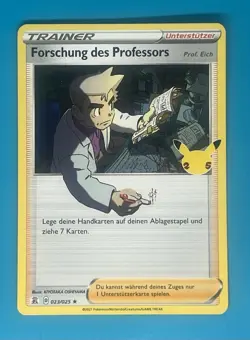 Pokemon Professor's Research 023/025 Celebrations Holo German - Image 1