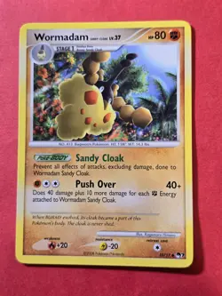 2008 Pokemon Organized Play Series 7 #10 Wormadam, UC, NF/H, cd2 - Image 1
