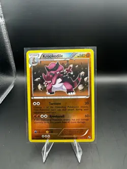 2011 Pokemon Krookodile Reverse Holo 65/114 Black & White 140 HP [Vintage] - Image 1
