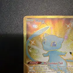 Mew 25/25 Pokemon TCG SWSH Celebrations 25th Anniversary Gold Holo Rare - Image 2