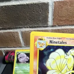 Pokemon Ninetales Holo Rare Base Set Wizards 12/102 1999 English - Image 3