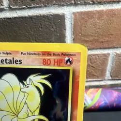 Pokemon Ninetales Holo Rare Base Set Wizards 12/102 1999 English - Image 4