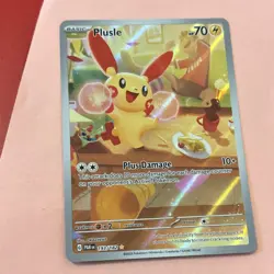 Pokemon Plusle 193/182 SV04: Paradox Rift Illustration Rare Holo - Image 3