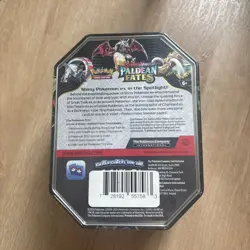 Pokemon TCG: SV Paldean Fates Iron Treads ex Tin - Image 2