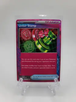 NM Unfair Stamp 165/167 Twilight Masquerade pokemon - Image 1