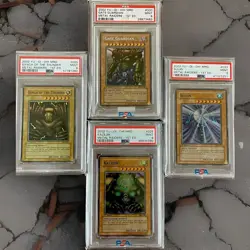Gate Guardian Set PSA 9 MRD-000 1st Edition Suijin Kazejin Sanga MINT YuGiOh! - Image 1