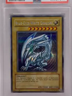 Yu-Gi-Oh! PSA 9 MINT Blue-Eyes, Dark Magician, Exodia Set (DDS 001, 002, 003) - Image 2