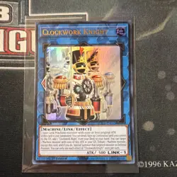 YuGiOh! SUDA-EN050 Clockwork Knight 1st Edition Ultra Rare NM - Image 1