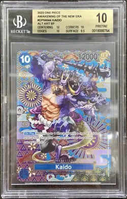 2023 Kaido One Piece SP OP04-044 SR Alt Art Awakening New Era BGS 10💥🔥 - Image 1