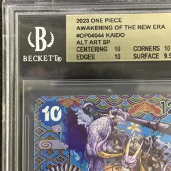 2023 Kaido One Piece SP OP04-044 SR Alt Art Awakening New Era BGS 10💥🔥 - Image 3