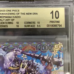 2023 Kaido One Piece SP OP04-044 SR Alt Art Awakening New Era BGS 10💥🔥 - Image 4