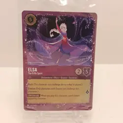 Disney Lorcana Elsa The Fifth Spirit 6/P3 NM Promo Cards Sealed - Image 1