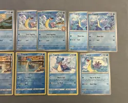 Pokemon TCG Lapras Bundle – 9 Cards NM Condition - Image 3