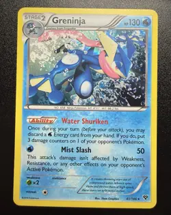 Pokemon TCG Greninja Holo Rare Card 41/146 XY Base Set - Image 3
