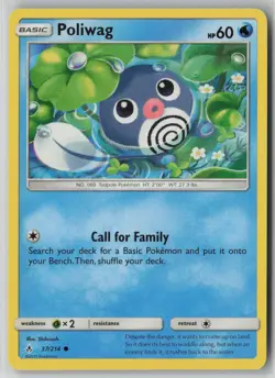 Poliwag 37/214 Pokemon Unbroken Bonds Common Near Mint Card (NM) 3 - Image 1