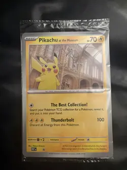 Pokemon Card Pikachu at the Museum Jumbo Promo - Image 1