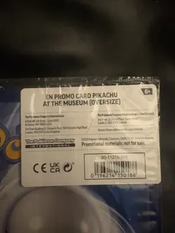 Pokemon Card Pikachu at the Museum Jumbo Promo - Image 3