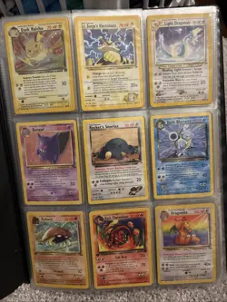 Vintage Pokemon Card Binder Collection Whole Binder Full - Image 1