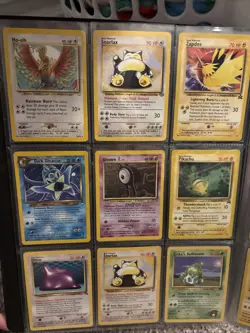 Vintage Pokemon Card Binder Collection Whole Binder Full - Image 2