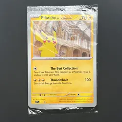 Pokemon TCG Pikachu At The Museum Promo Card Brand New & Sealed - Image 1