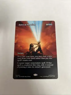 Force Of Negation Borderless Nonfoil Avatar Card #0013 MTG LP - Image 1