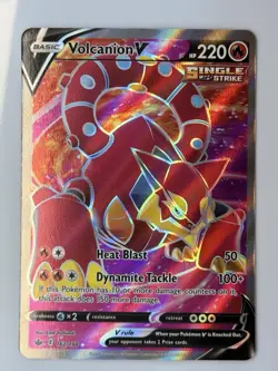Volcanion V 162/198 Chilling Reign Mint Full Art Ultra Rare Pokemon Card TCG - Image 1