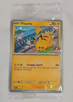 Pikachu 190 Sv: Scarlet & Violet Promo Cards Regular SEALED - Image 1
