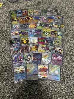Pokemon TCG Foil Card Lot 50 Cards English Illustration/Double Rare and Trainers - Image 3