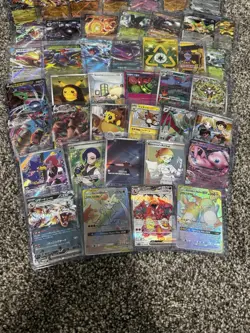 Pokemon TCG Foil Card Lot 50 Cards English Illustration/Double Rare and Trainers - Image 5