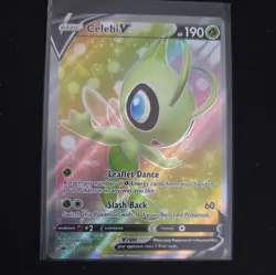 160/198 Celebi V | Rare Ultra Full Art | Pokemon TCG Card SWSH06 Chilling Reign - Image 1