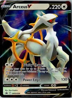 Arceus V - SWSH306 - SWSH: Sword & Shield Promo Cards - Promo - NM - Image 1