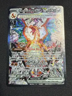 Charizard EX Full Art - 223/197 NM/Mint - SV03: Obsidian Flames - Pokemon Card - Image 1