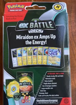 Miraidon Pokemon Cards - EX Battle Decks EX (60-Card Deck, Deck Box brand new - Image 2