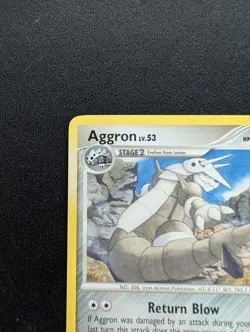 M/NM Pokemon Aggron Regular Card 14/111 Rising Rivals - Image 2