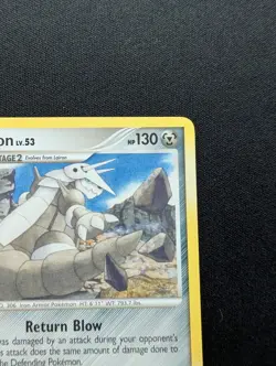 M/NM Pokemon Aggron Regular Card 14/111 Rising Rivals - Image 3