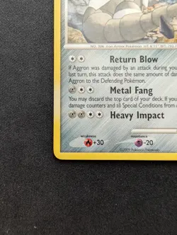 M/NM Pokemon Aggron Regular Card 14/111 Rising Rivals - Image 4