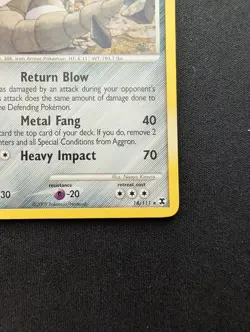 M/NM Pokemon Aggron Regular Card 14/111 Rising Rivals - Image 5