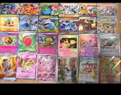 combined Pokemon card lot EX, Holo Venusaur Empoleon Mega Sharpedo - Image 1