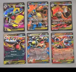 combined Pokemon card lot EX, Holo Venusaur Empoleon Mega Sharpedo - Image 2