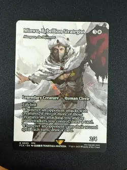 Mangara, the Diplomat (Minwu, Rebellion Strategist) - Final Fantasy (MTG) NM - Image 1