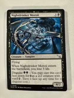 Large 2.8in Pin Magic Con Chicago 2024 MTG Nightdrinker Moroii Convention Exclus - Image 1