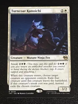 MTG Teenage Mutant Ninja Turtles Turncoat Kunoichi 0026 NM Rare - Image 1