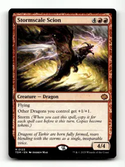 Stormscale Scion Tarkir: Dragonstorm #123 Magic the Gathering - Image 1