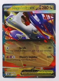 Pokemon Card Ex Lot 1 Mega 4 Regular Ex 1 V Card 6 Card Total NM Condition TCG - Image 4