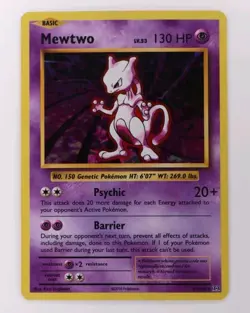 Mewtwo 51/108 Cracked Ice Holo - XY Evolutions Deck Pokemon Card NM/VLP - Image 1