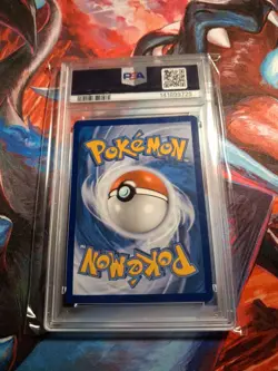 Pokemon TCG Snorlax 202/091 Shiny Holo Rare Paldean Fates PSA 9 - Image 2