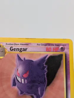 1999 Pokemon Fossil 1st Edition GENGAR - #20/62 - Non-Holo - RARE HP - Image 4