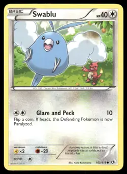 Pokemon Swablu Legendary Treasures #103/113 - Image 1